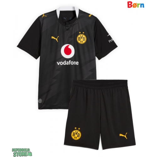 Borussia Dortmund Daniel Svensson #24 Replika Babytøj Udebanesæt Børn 2026-27 Kortærmet (+ Korte bukser)